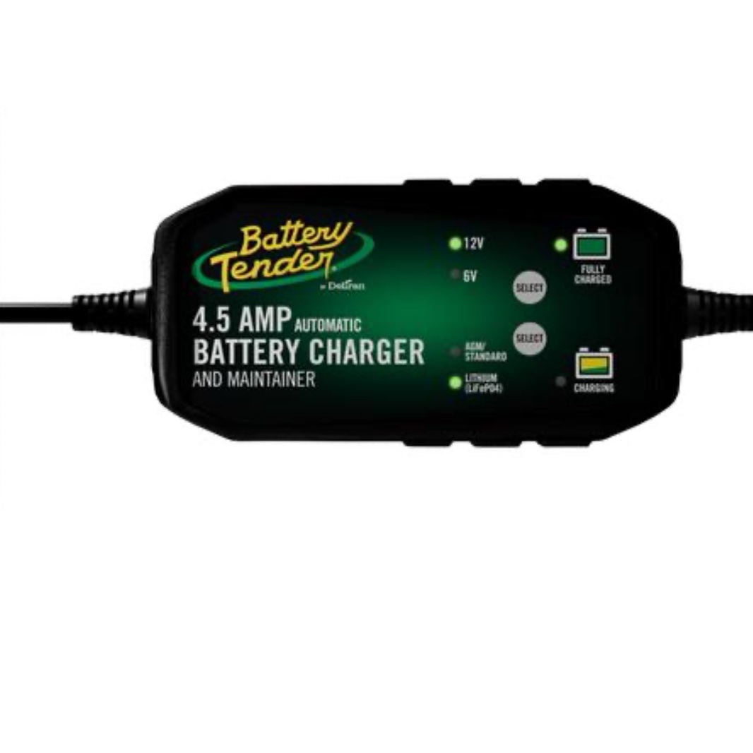 Battery Tender Cargador de batería de coche rápido de 12 voltios de 10  amperios Automotive: 12 voltios, 6 AMP y 2 AMP Cargador de batería de  química